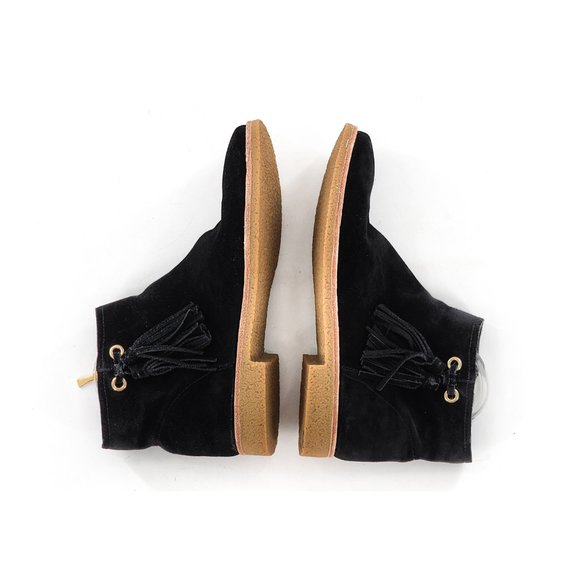 KATE SPADE Bellamy Suede Tassel Black Booties - Picture 8 of 11